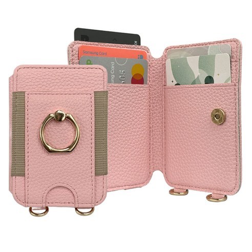 HION EASY-HOLD ATTACHABLE CARD WALLET – SLIM DESIGN, ADHESIVE การจัดเก็บการ์ด 2 ใบ