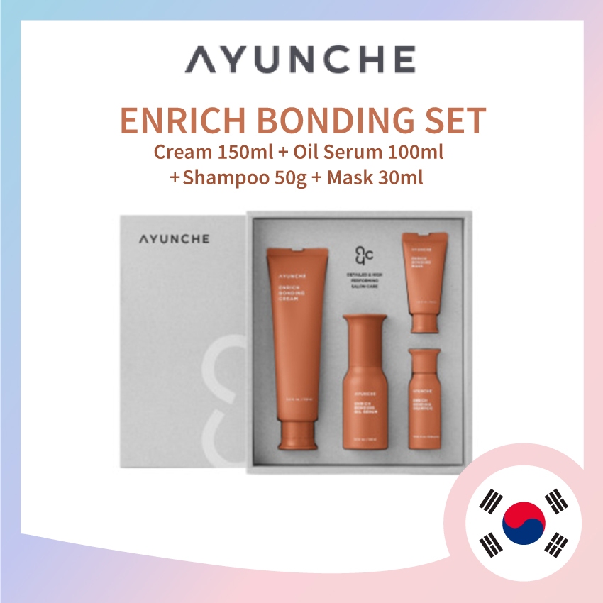 [AYUNCHE] Enrich Bonding SET / Enrich Bonding Cream , Enrich Bonding Oil Serum, Enrich Bonding Shamp