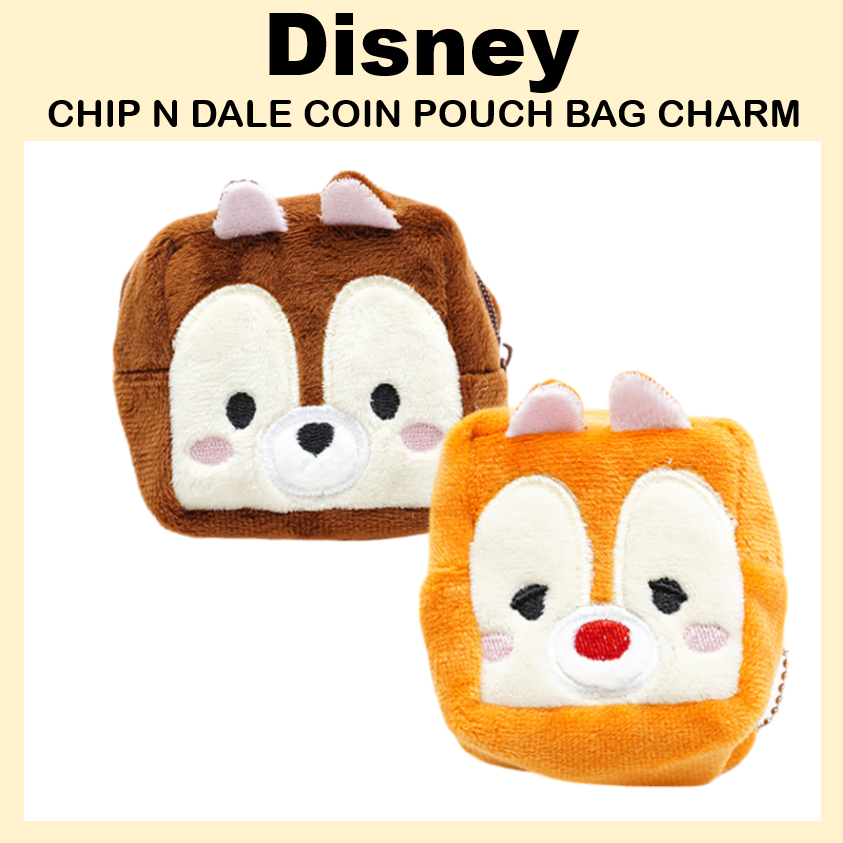 [Disney] Chip&dale Square Coin Wallet Chip n Dale 1032213
