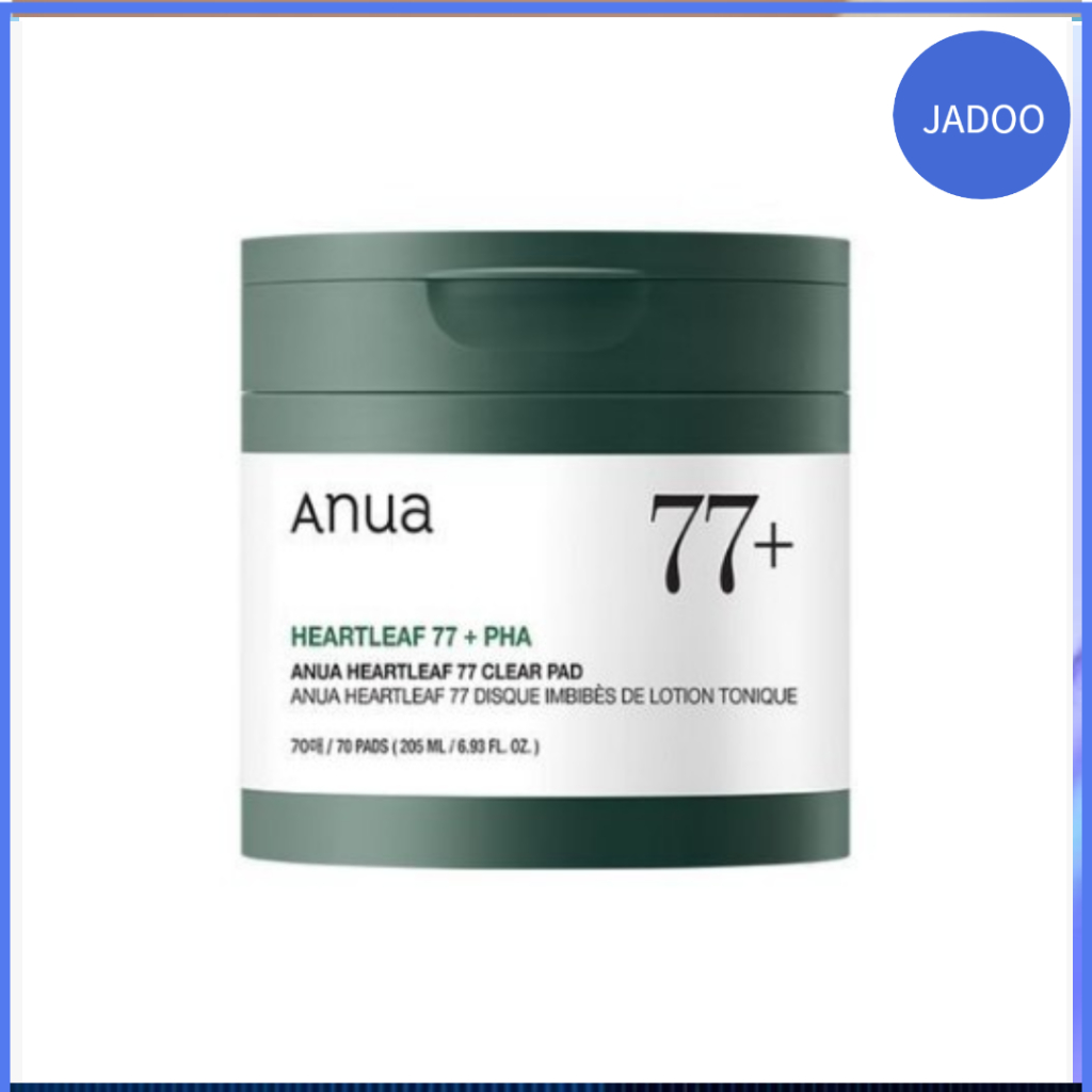 Anua Heartleaf 77 Clear Pad 70 แผ่น, PHA Dead Skin Care, พีเอชต่ํา, Daily Toner Pad, ขัดผิว 160mL