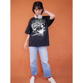 Strayandcool เสื้อยืดโอเวอร์ไซส์ "GG EZ" Oversized T-shirt