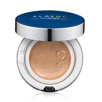 [KLAVUU] Blue Pearlsation High Coverage Marine Collagen Aqua Cushion 12g #23 สีเบจ #21 แสง