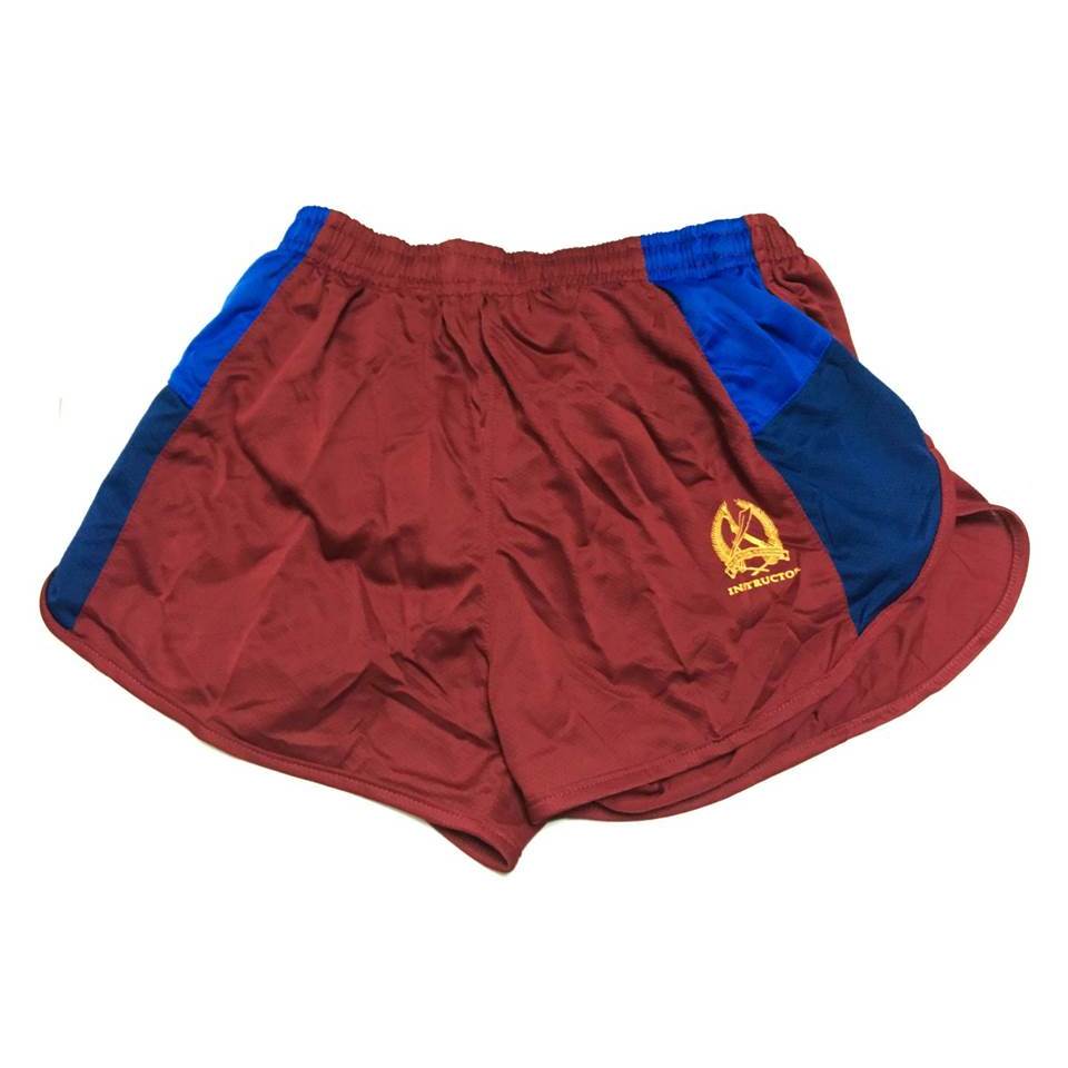 กางเกงขาสั้นดีไซน์วินเทจ OCS Instructor Maroon Dri-Fit