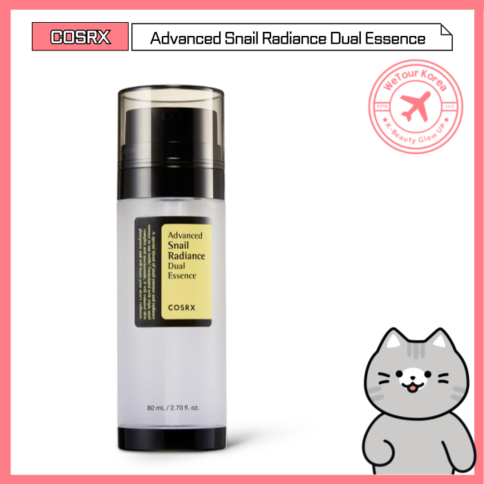 [COSRX] Advanced snail radiance dual essence, 80ml - Illuminate Your Skin!