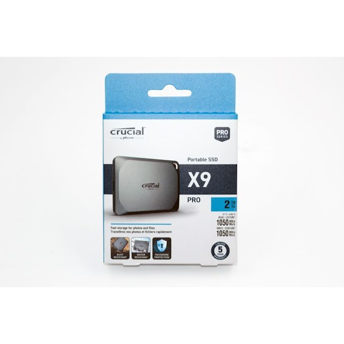 Crucial X9 Pro SSD แบบพกพา 1TB