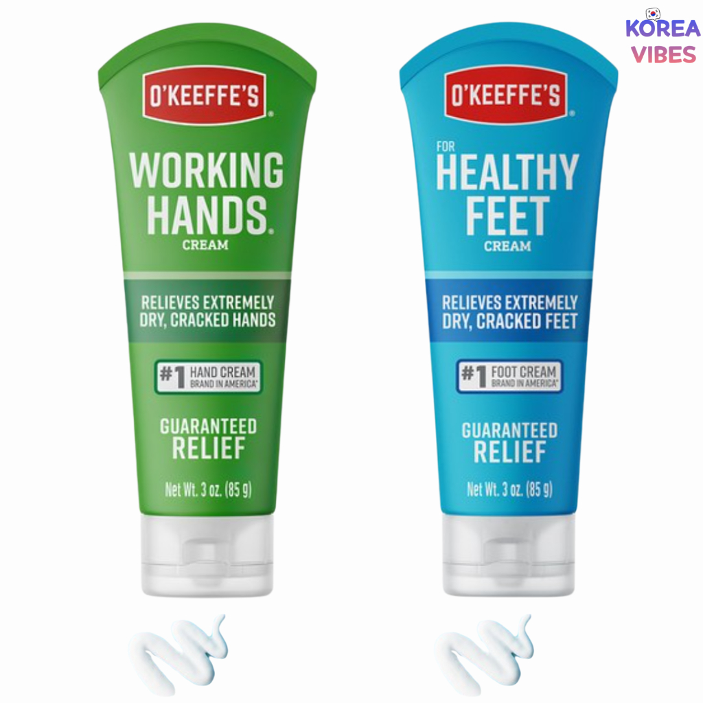 OKIEFFES Working Hands Cream & Healthy Feet Cream 85g