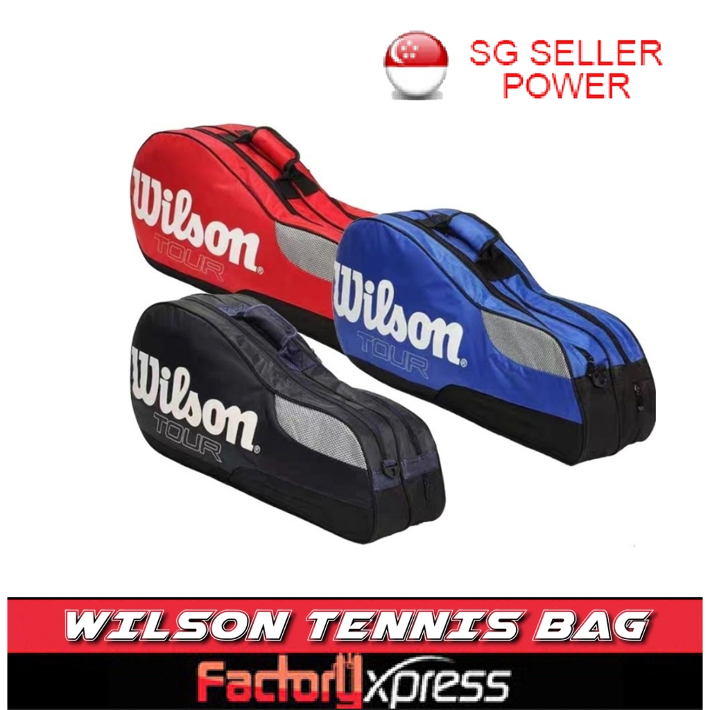 กระเป๋าเทนนิส Wilson/กระเป๋าแบดมินตัน Wilson/กระเป๋าถัง/กระเป๋าลาก