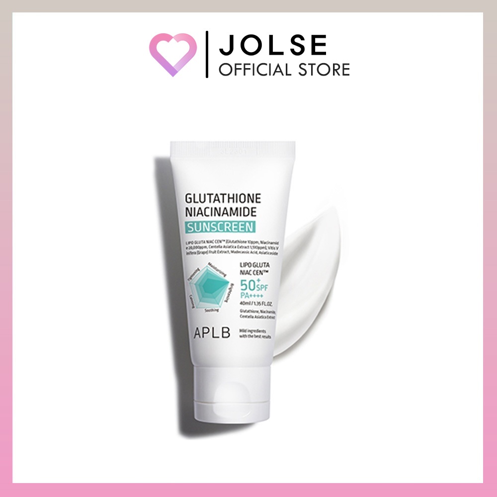 Aplb Glutathione Niacinamide ครีมกันแดด 40 มล.