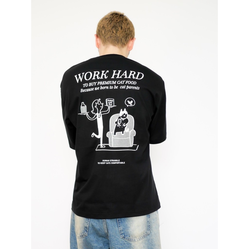 Strayandcool เสื้อยืดโอเวอร์ไซส์ 