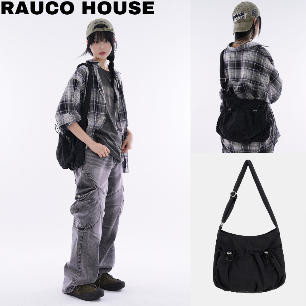 [rauco House] กระเป๋าสะพายกระเป๋าสะพายข้างสายคู่_3 สี / สินค้า KR แท้ 100% / บ้านรูโก้ ร้านดันบี