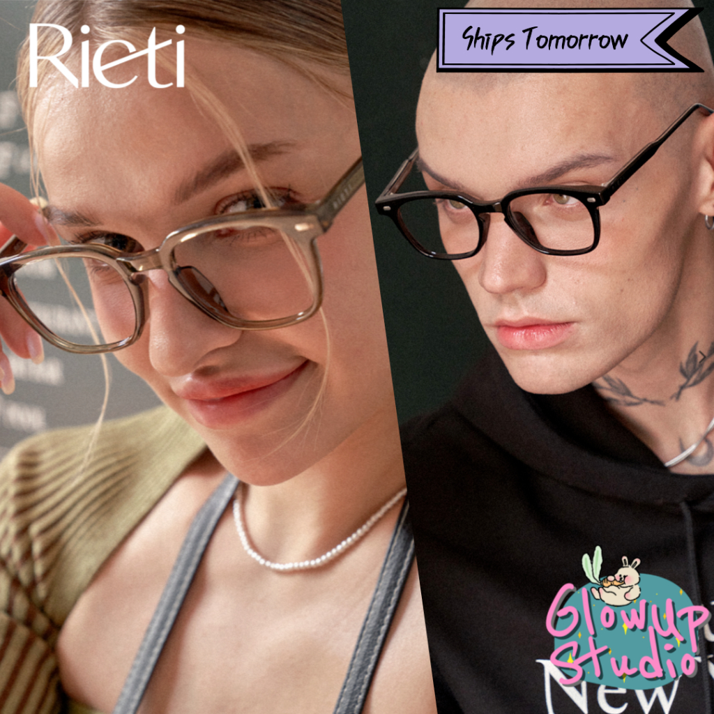 RIETI DIO RT1011 แว่นตาแบบเต็มขอบทรงสี่เหลี่ยม