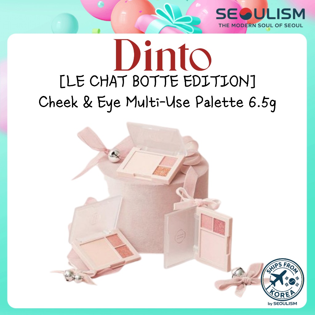 [Dinto] Cheek & Eye Multi-Use Palette 6.5g | All-in-One Blush & Eyeshadow | ส่งจากเกาหลี