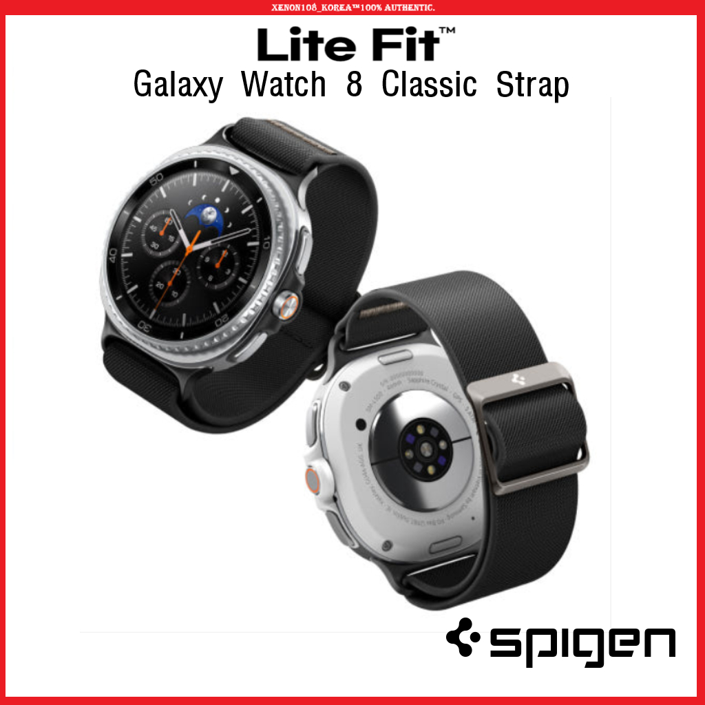 Spigen Galaxy Watch 8 Classic Strap ผ้า Sports Loop Band Light Fit