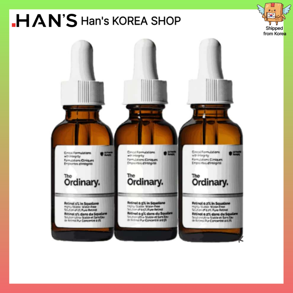 [THE ORDINARY] Retinol 0.2% / 0.5% / 1% ใน Squalane