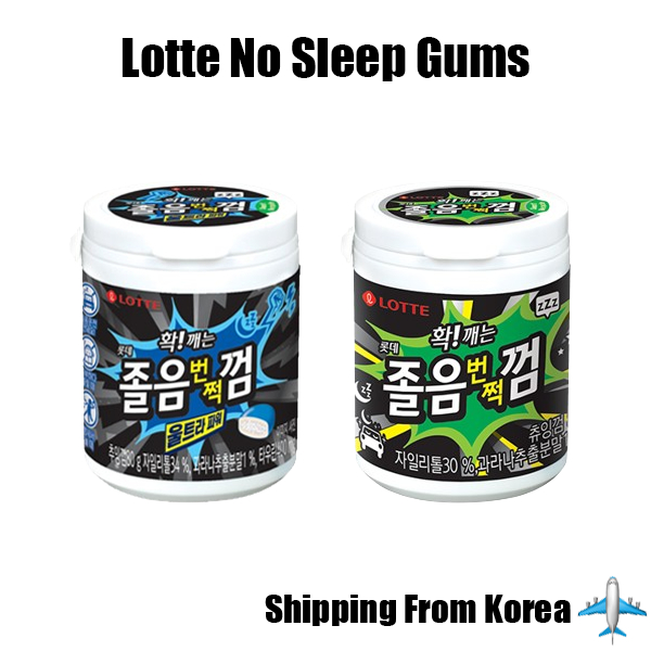 [Lotte] No Sleep Gums Wake Up Gums หมากฝรั่งต้นฉบับ / พลังพิเศษ