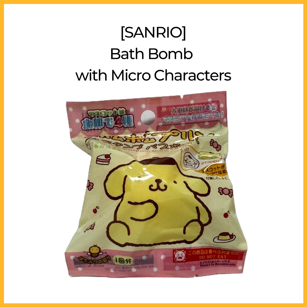 [SANRIO] Bath Bomb Micro Character in the Bath Bomb Package