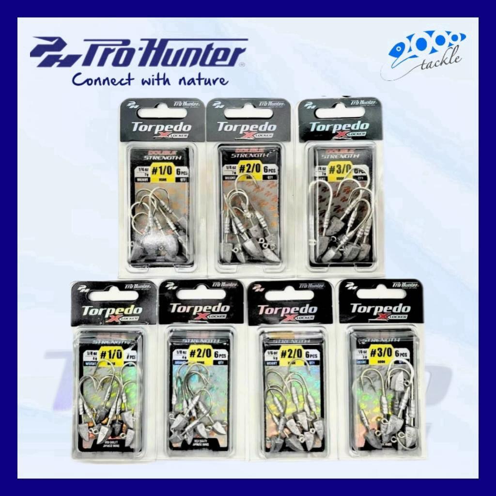 ProHunter Jig Head Torped X Locker สําหรับ TPE Zman เหยื่อยาง Ajing และ Luring