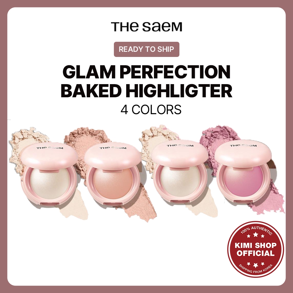 [THE SAEM] NEW Glam Perfection Baked Highlighter 6Colors