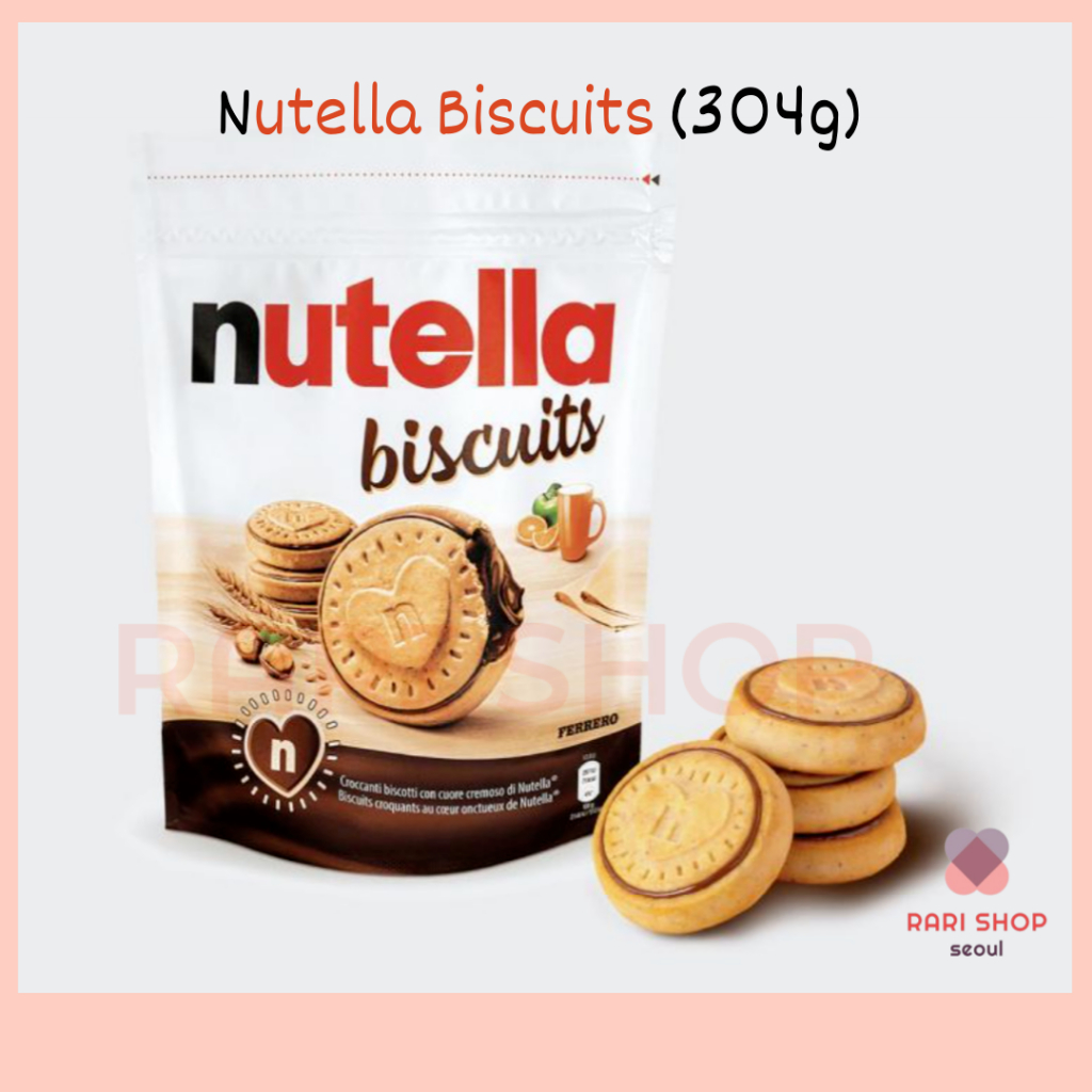 [NUTELLA] Nutella Biscuits (41.4g /304g) Grain Biscuits ขนมเกาหลี Olive Young