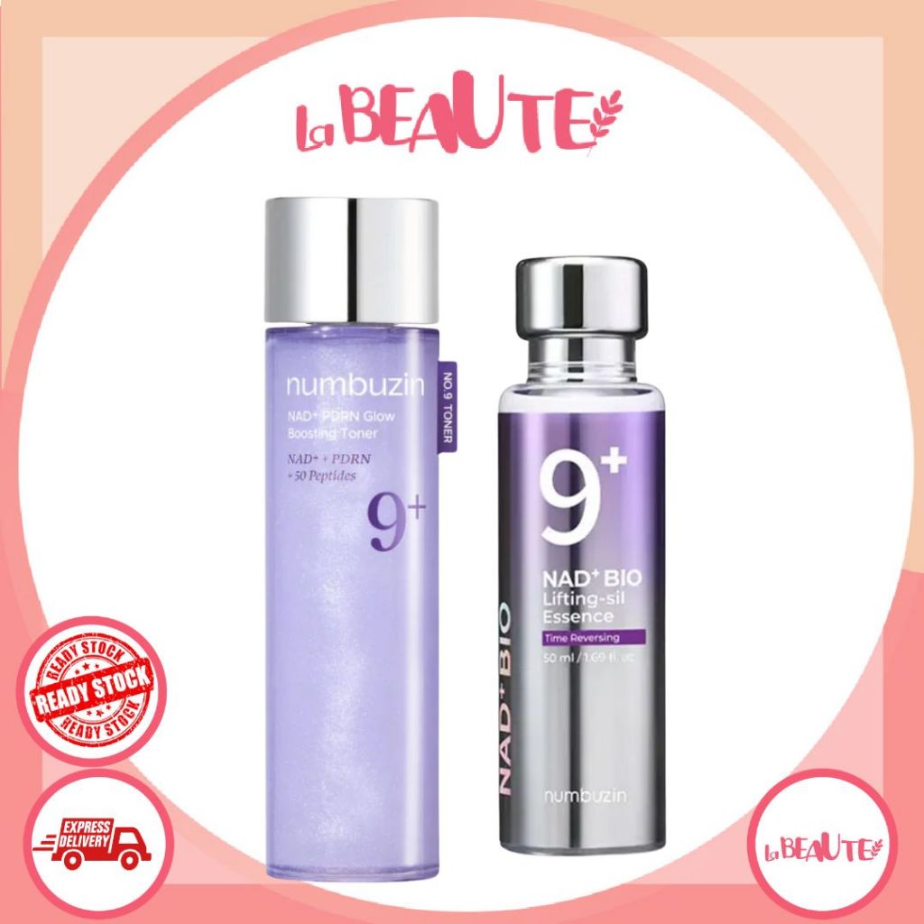 นูมูซิน เบอร์ 9 NAD+ BIO Lifting-sil Essence 50ml / No.9 NAD+ PDRN Glow Boosting Toner 150ml/ Full F
