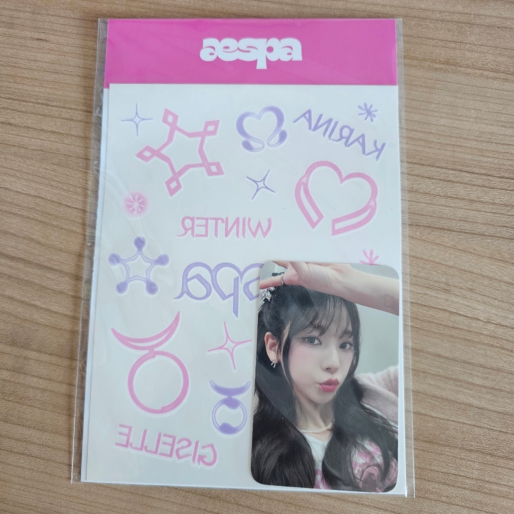 [POP-UP] ชุดสติ๊กเกอร์ aespa TATTOO - มาเพื่อฉันหลง