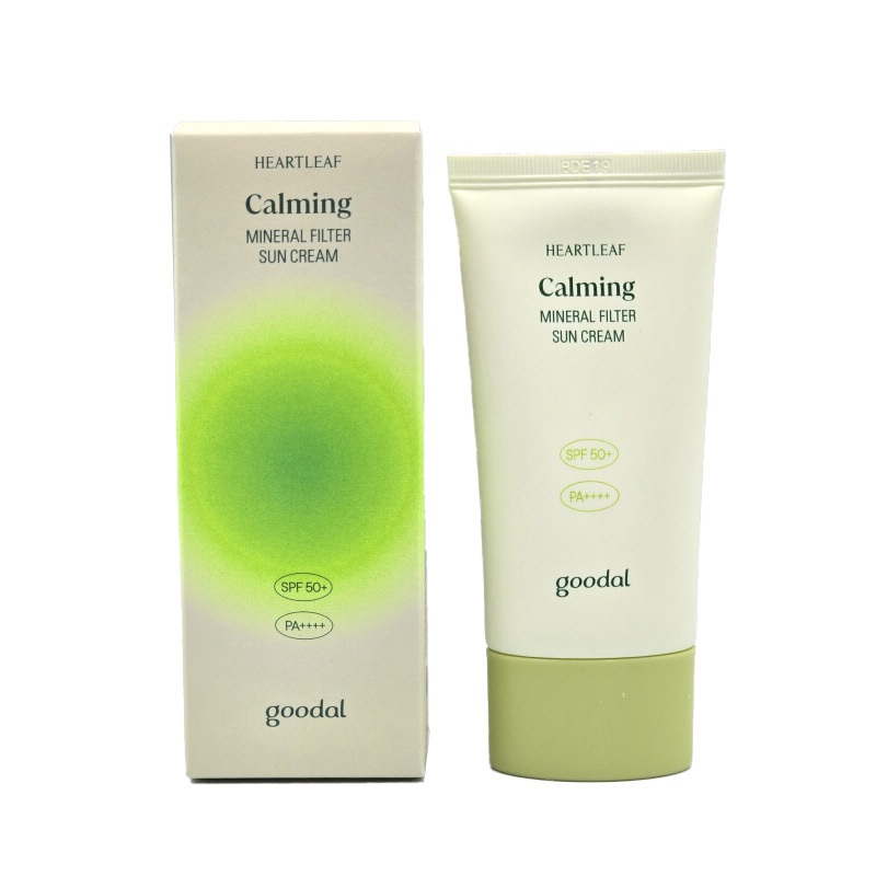 [GOODAL] Heartleaf Calming Mineral Filter Sun Cream SPF50+ PA++++ 50ml