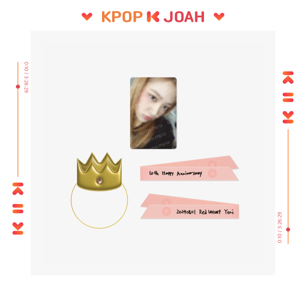 (DOLL PROP SET) 2024 Red Velvet 10TH ANNIVERSARY MD (13th Sep.2024)