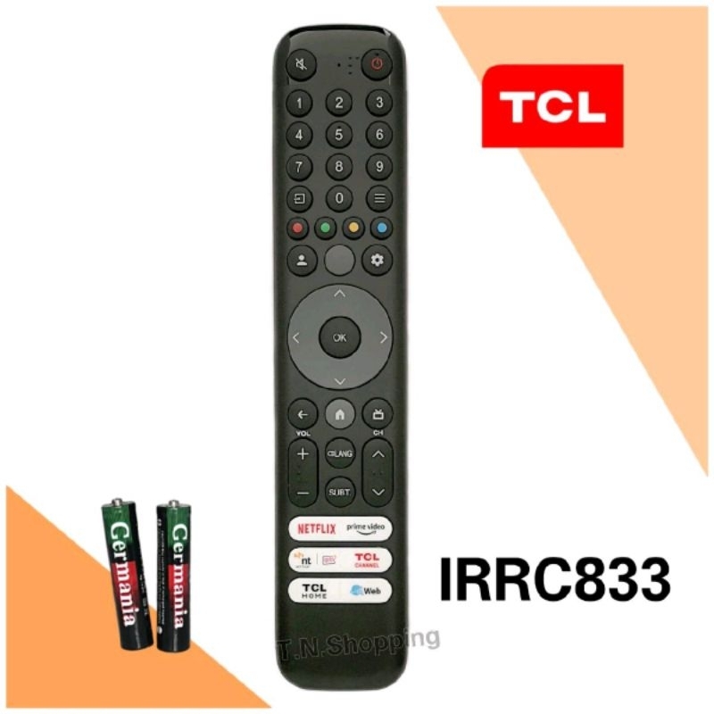 รีโมททีวี LCD/LED Smart TV   ยี่ห้อ TCL รุ่น RC833 C645/C745/C845
