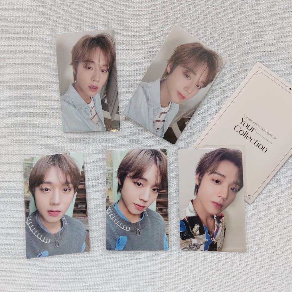PARK JIHOON 2021 คอนเสิร์ตออนไลน์แท้ MD Collector การ์ดs