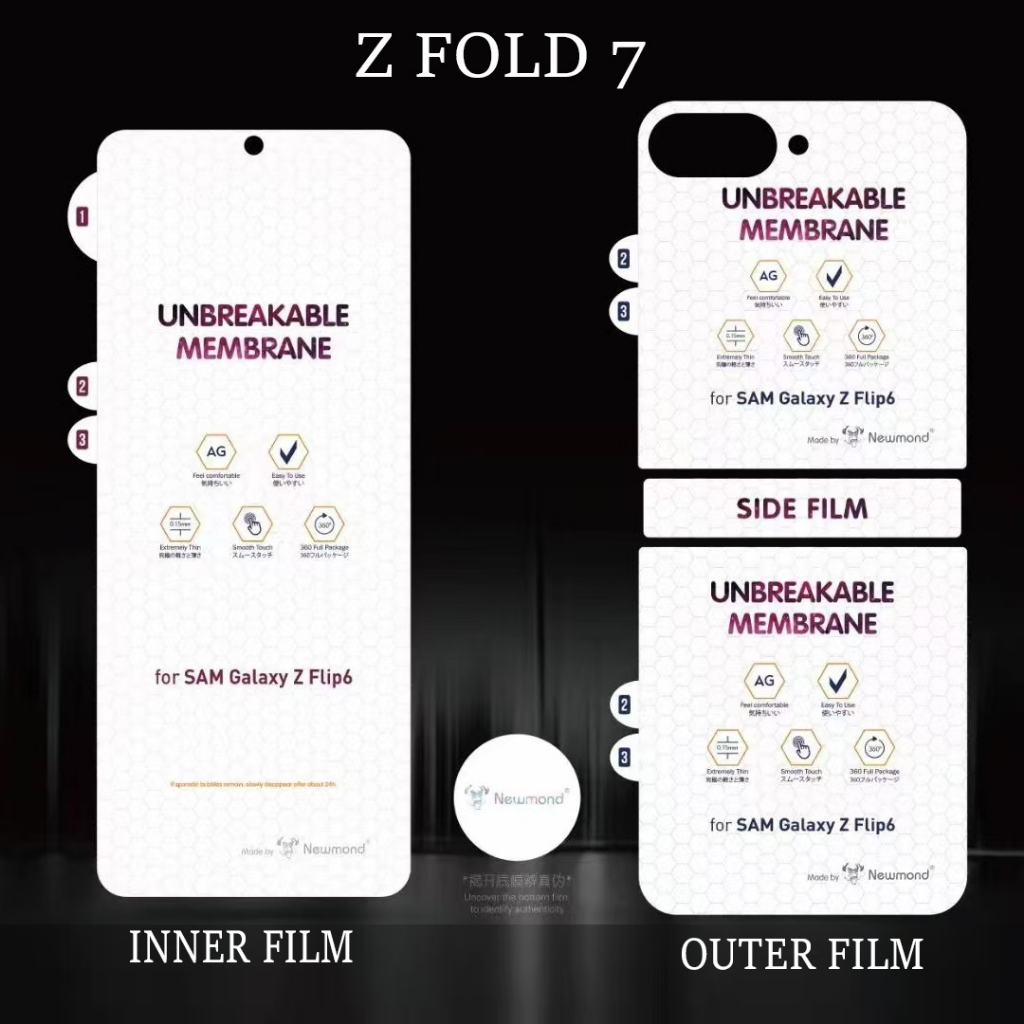 Anti-Spy Matte Privacy Screen Film/Clear/Matte Hydrogel Screen Protector สําหรับ Galaxy Z พับ 7 5G/Z