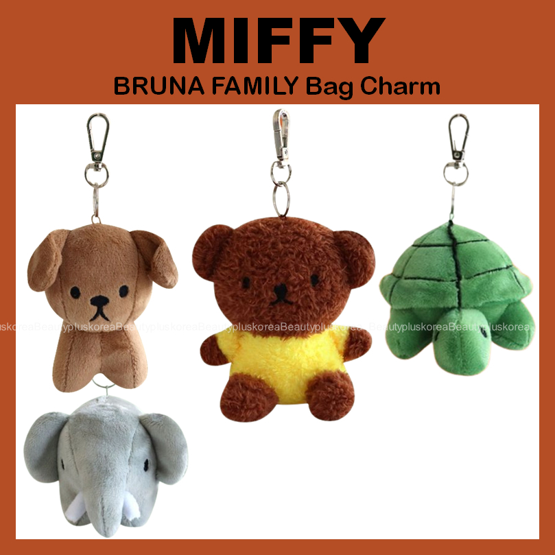 [MIFFY] Bruna FAMILY Bag Charm (ช้าง / สนูffy / Turtle / Boris)
