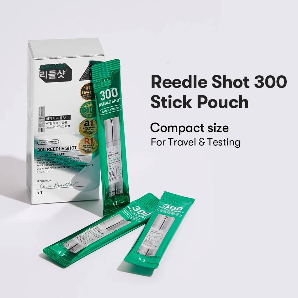 [VT] Reedle Shot Stick Pouch 10EA for Travel & Trial (ต้นฉบับ, คอลลาเจน, เรตินอล, CICA, วิตามิน) [Official Flagship] thumbnail 4