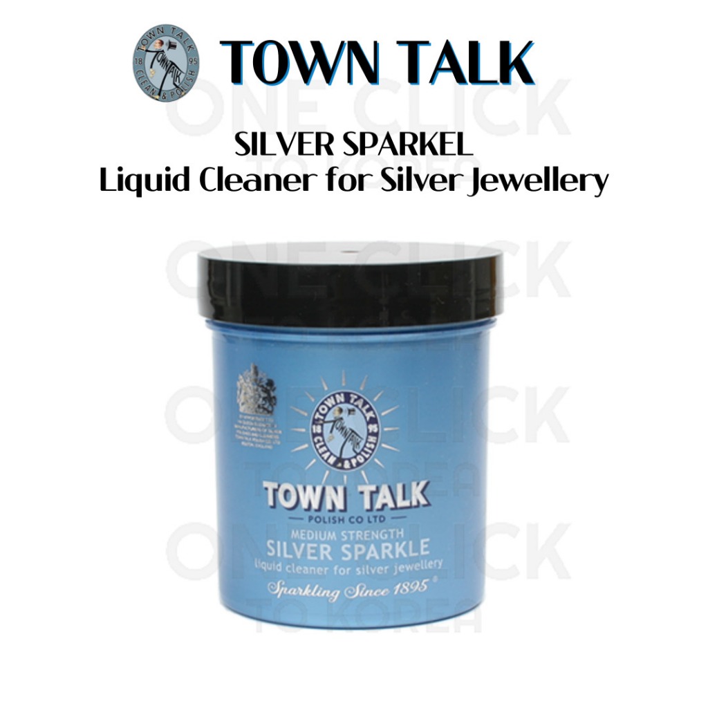 Town Talk Polish Silver Sparkle - น้ํายาทําความสะอาดชนิดน้ํา 225 มล. สําหรับ Silver Jewellery และ Items
