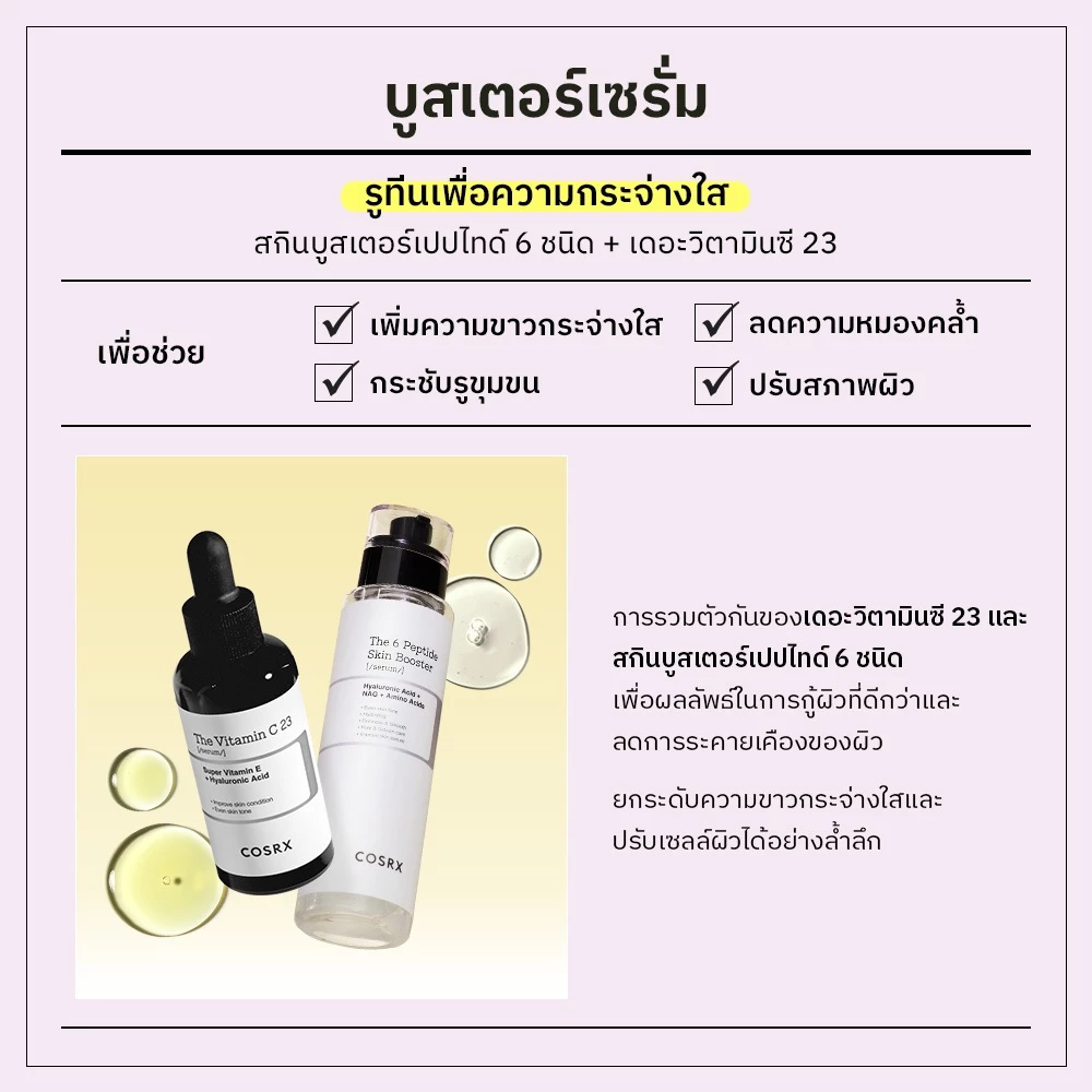 COSRX The 6 Peptide Skin Booster Serum thumbnail 7