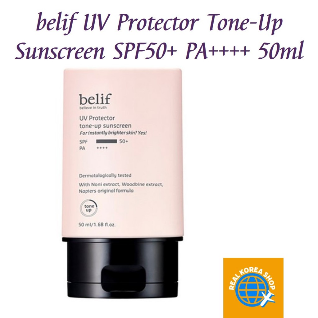 Belif UV Protector Tone-Up Sunscreen SPF50+ PA++++ 50ml