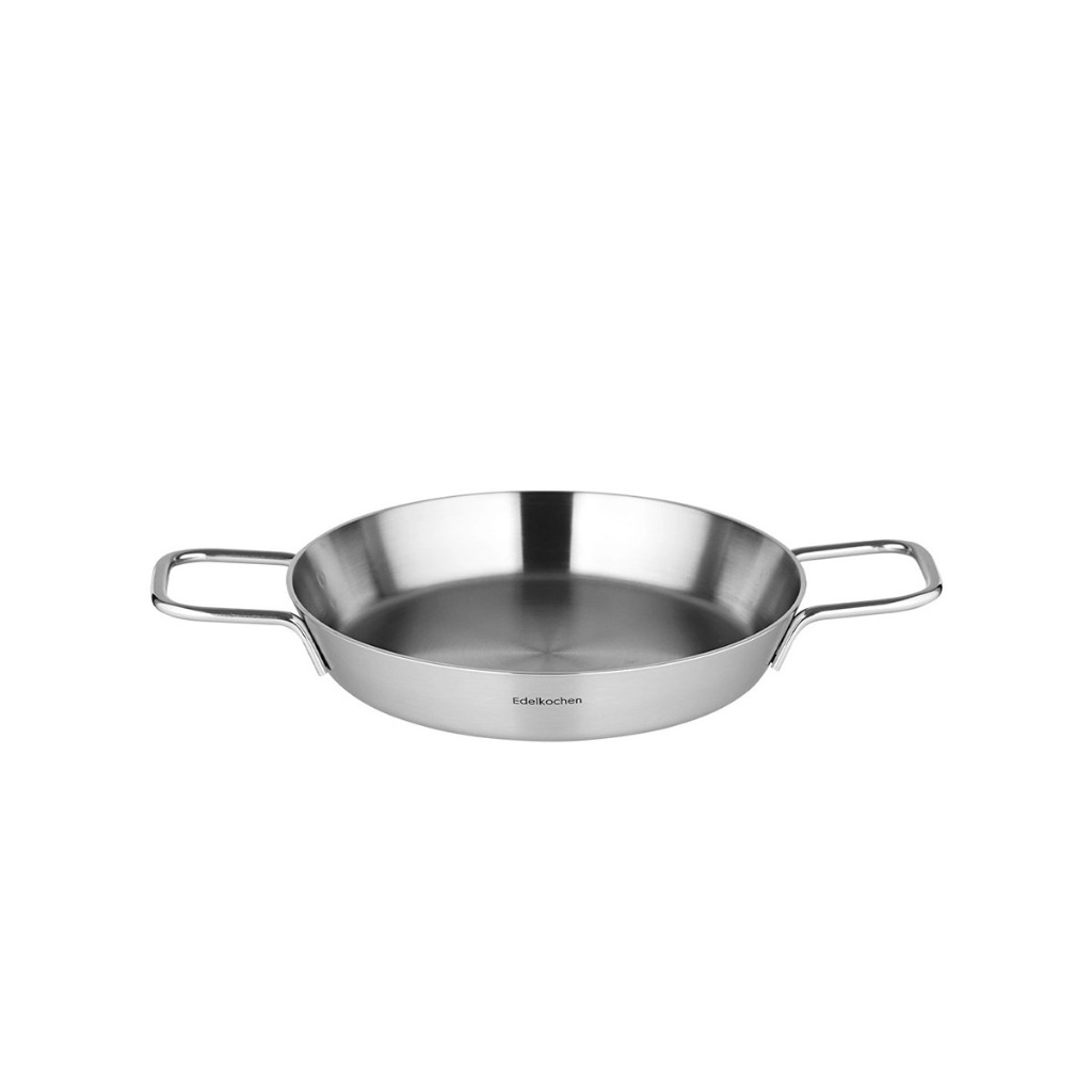 EDELKOCHEN 3PLY Stainless 304 IH Induction PAELLA Pan Set 2P
