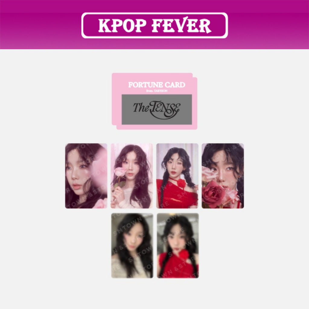 TAEYEON - [ The TENSE ] CONCERT MD / FORTUNE SCRATCH CARD SET