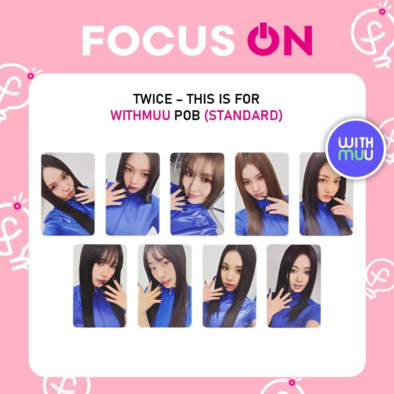TWICE POB WITHMUU THIS IS FOR PHOTOCARD