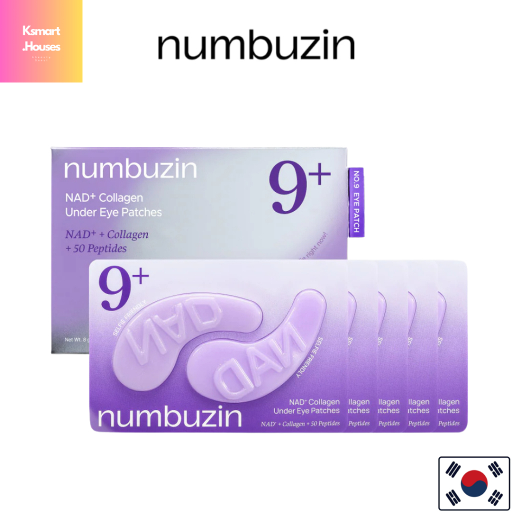 NUMBUZIN No.9 NAD+ Collagen Under Eye Patch (5 คู่)