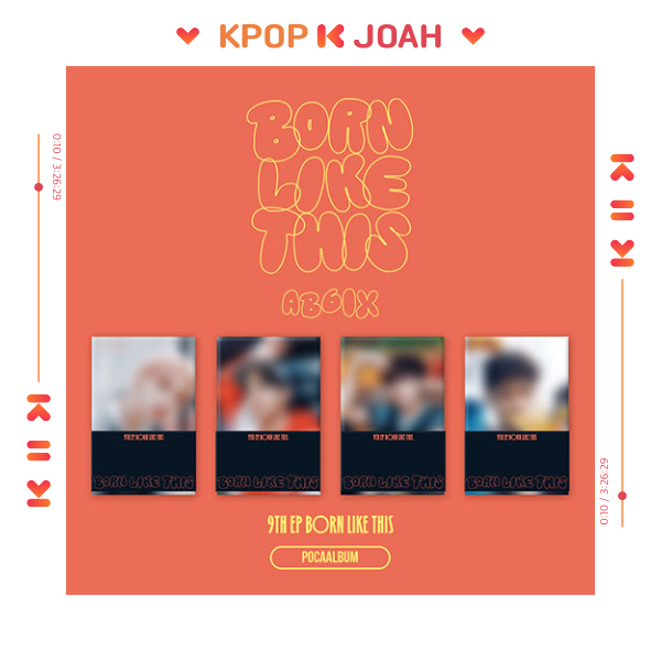 (POCAALBUM VER.) AB6IX [BORN LIKE THIS] 9TH EP ALBUM (10th Oct.2024)