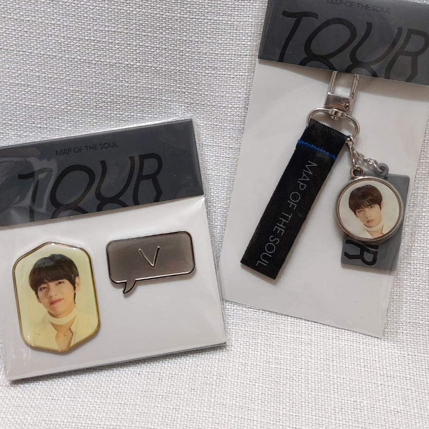 [BTS V Authentic] MAP OF THE SOUL TOUR Button Goods Set / Fan Goods | Taehyung ของแท้ Goods | สินค้า