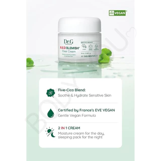 [Dr.G] RED Blemish Clear Soothing Cream 70ml - Calming Gel, Acne Care [ KR Direct แท้ 100%]
