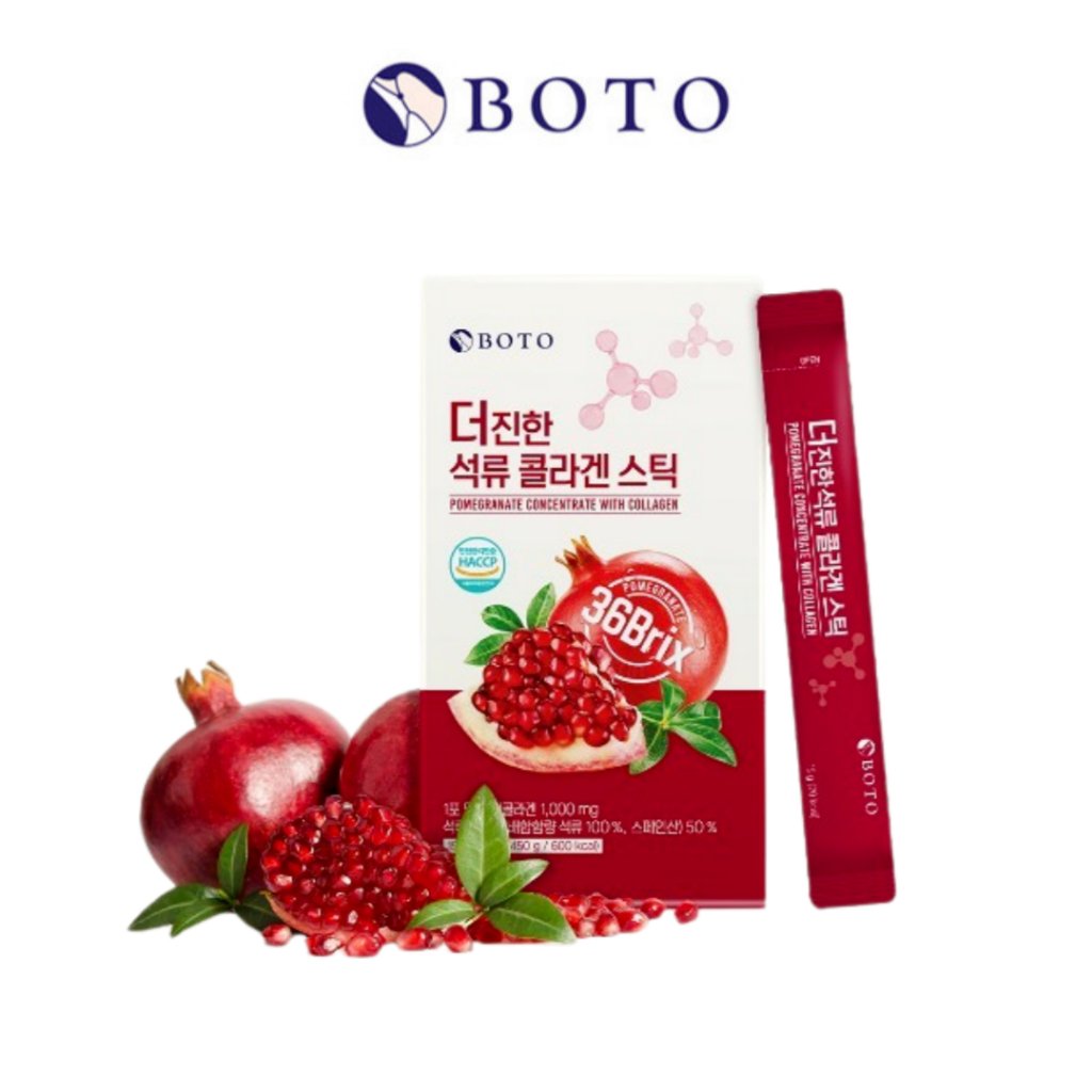 [BOTO] New Pomegranate Concentrate with Collagen Stick (15g x 30แท่ง)