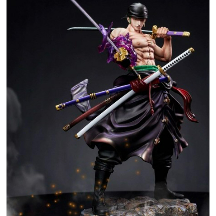 [One Piece] Armament Haki Enma Zoro S+ ฟิกเกอร์ประกอบภาพวาดเต็มรูปแบบ 32 ซม.