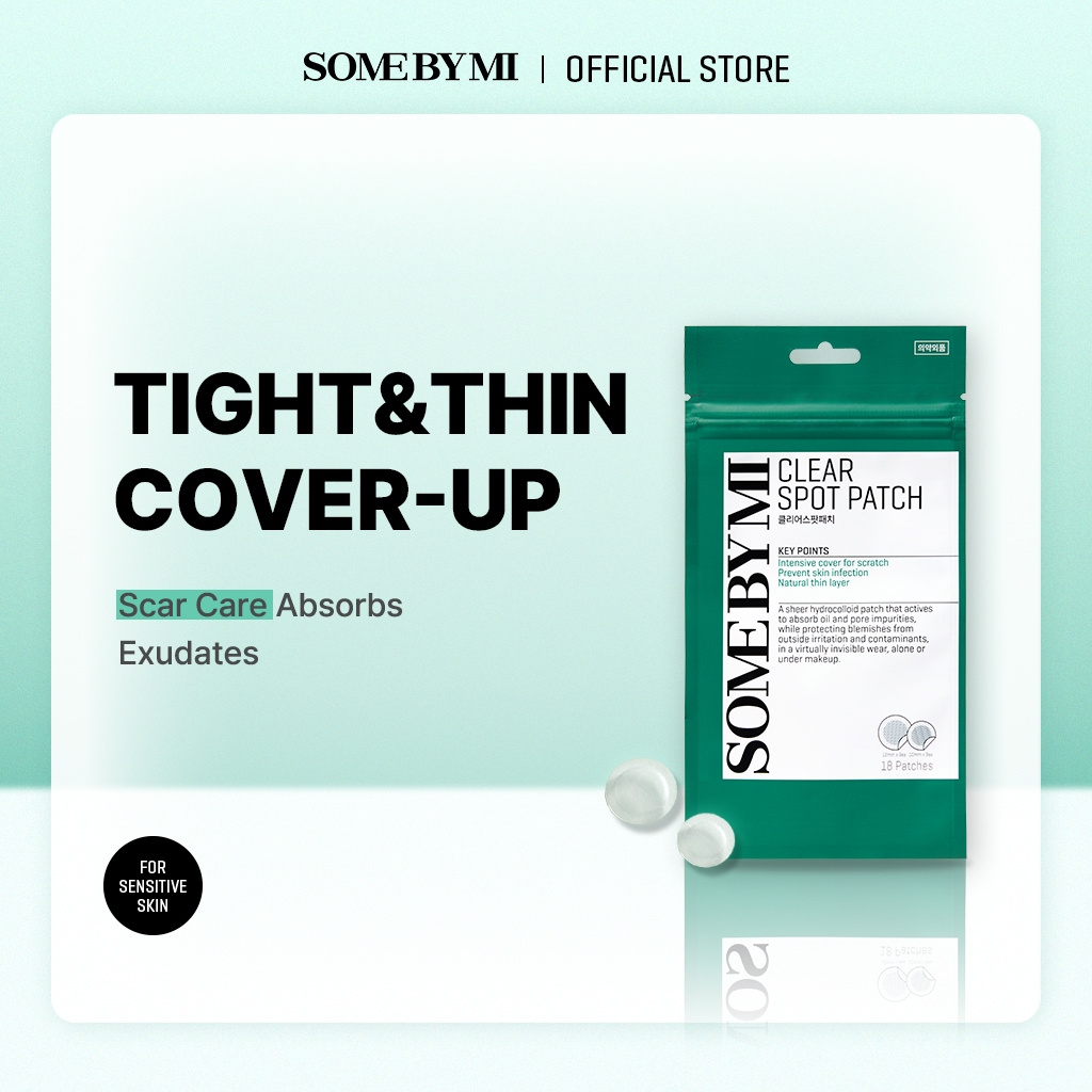 Some BY MI Clear Spot Patch [5ea/10ea], แผ่นแปะลดการระคายเคือง, แผ่นแปะสิว