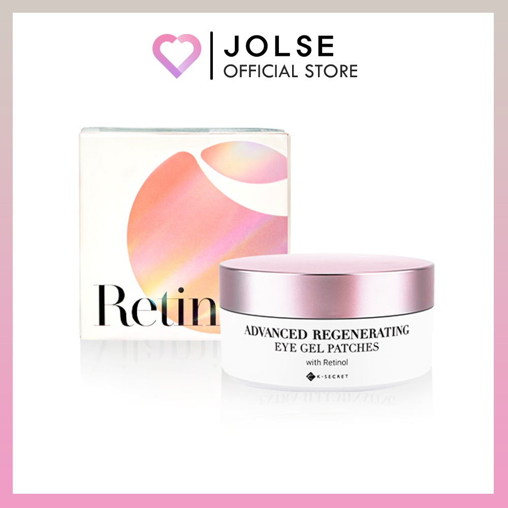 Ksecret แผ่นแปะเจลบํารุงรอบดวงตา Advanced Regenerating #Retinol 60เอ