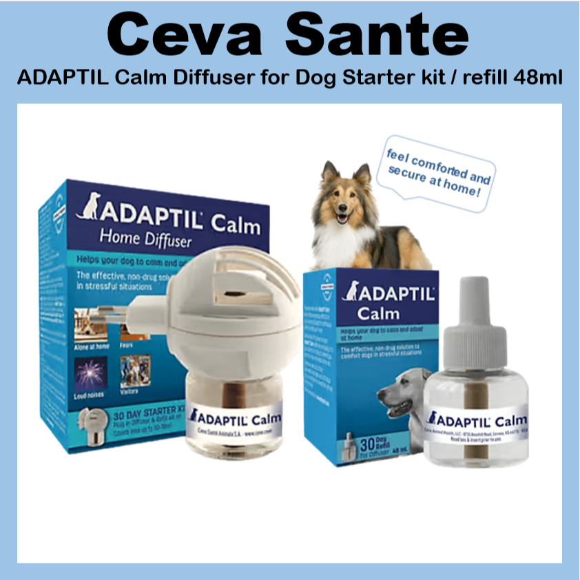 [Ceva Sante Animale] ADAPTIL Calm Diffuser for Dog Starter kit / รีฟิล 48ml