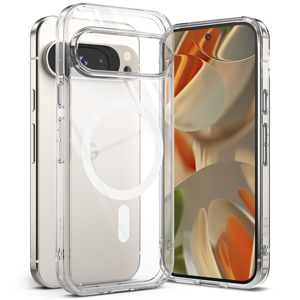 Ringke Fusion Magnetic สําหรับ Google Pixel 9 Pro / Pixel 9 เคสฝาครอบป้องกันกันรอยขีดข่วนแบบใส