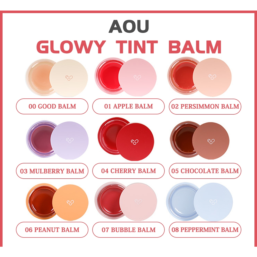 AOU Glowy Tint Balm 3.5g- ลิป 13colors
