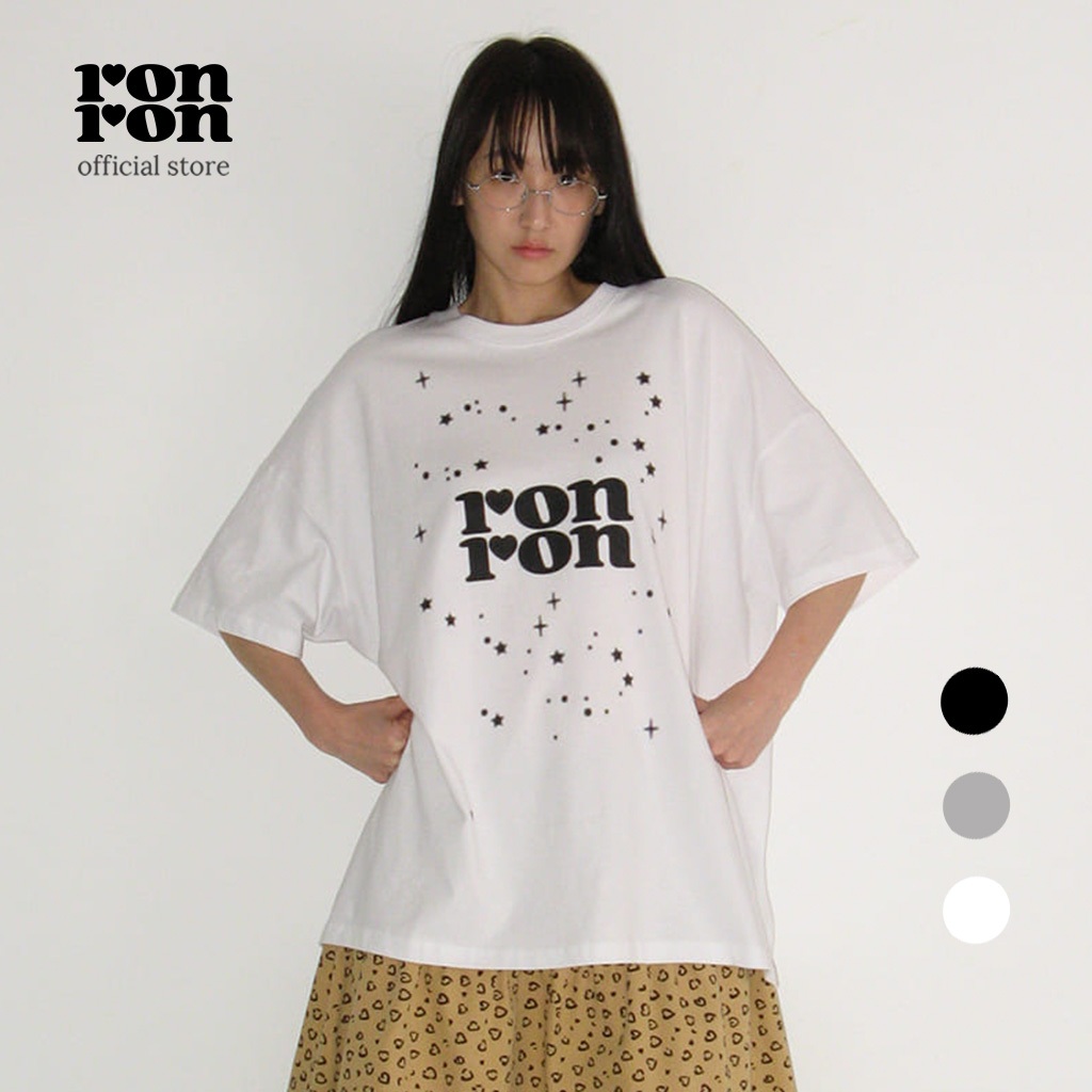 [RONRON] Milk Way Box Fit T Shirt / 3colors